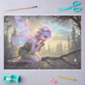 Slaap Fairy Pink Wings Tissue Papier (Craft)