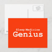 Slaap Geneeskunde Geniale Geschenken Briefkaart (Voorkant / Achterkant)