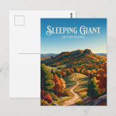 Slaap Giant State Park Connecticut Briefkaart (Voorkant / Achterkant)
