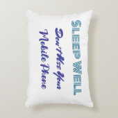 Slaap goed Vibe kussen (Voorkant(Verticaal))