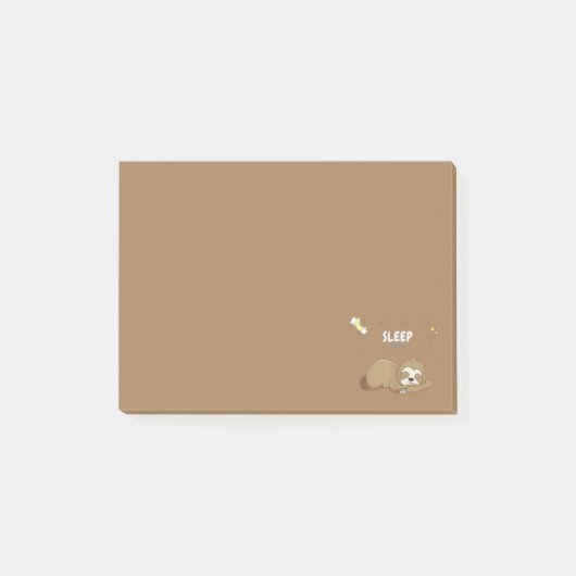Slaap Goedgekeurde Luiaard - Slaapkleren - Slaap Post-it® Notes (Voorkant)