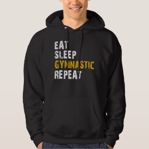 slaap gymnastiek herhalen hoodie