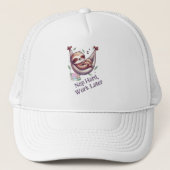 Slaap Harde Luiaard Trucker Pet (Voorkant)