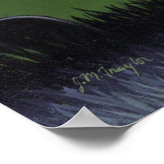 Slaap Hollow begraafplaats Poster (Hoek)