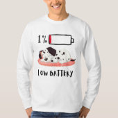 Slaap Hond Ontwerp T-shirt (Voorkant)