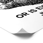 Slaap ik langzaam? Funny Gezegde Poster (Hoek)