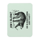Slaap ik langzaam? magneet (Verticaal)