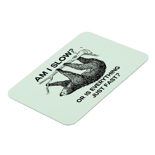 Slaap ik langzaam? magneet (Linkerzijde)