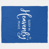 Slaap in de hemel fleece deken (Voorkant (Horizontaal))