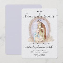 Slaap in de Hemelse Vrede Kerstmis Kaart