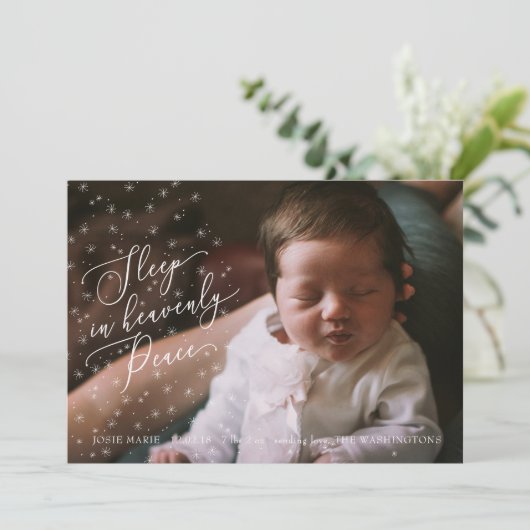 Slaap in de Hemelse Vredesholiday - Aankondiging (Staand voorkant)