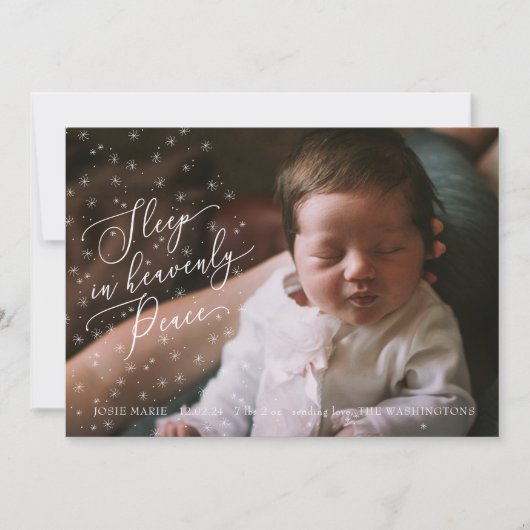 Slaap in de Hemelse Vredesholiday - Aankondiging (Voorkant)