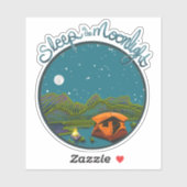 Slaap in de Moonlight Sticker (Vel)