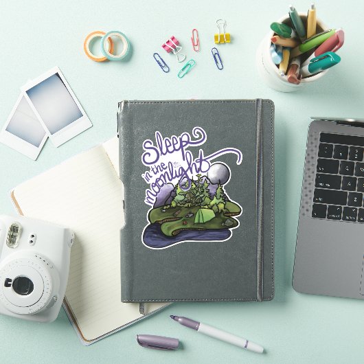 Slaap in de Moonlight Sticker (iPad Cover)