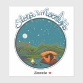 Slaap in de Moonlight Sticker (Vel)