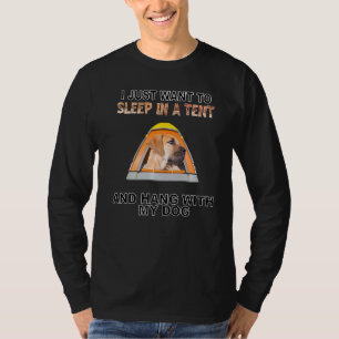 Slaap in een tent & hang W Boerboel op T-shirt