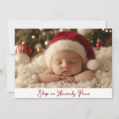 Slaap in Hemelse Vrede  Feestdagenkaart (Voorkant)