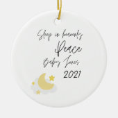 Slaap in hemelvaartsornament keramisch ornament (Voorkant)