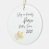 Slaap in hemelvaartsornament keramisch ornament (Links)