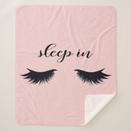 Slaap in sherpa deken