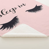 Slaap in sherpa deken (3/4)