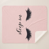 Slaap in sherpa deken (Voorkant (horizontaal))