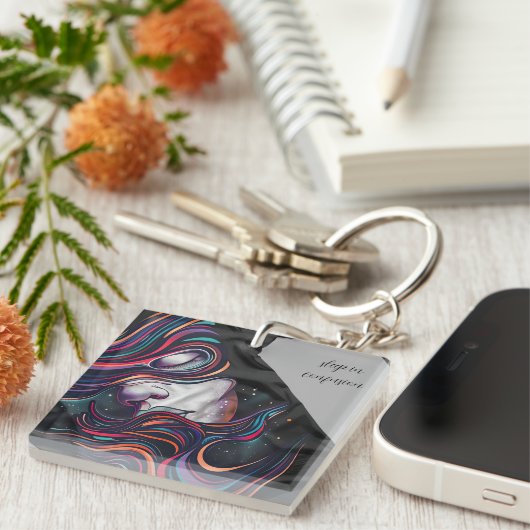 Slaap in verwarring sleutelhanger (Voorkant Rechts)