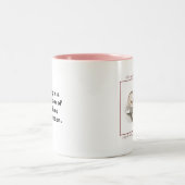 Slaap is een symptoom van cafeïnedeprivatie tweekleurige koffiemok (Center)