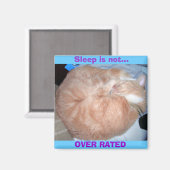 Slaap is niet..., OVERSCHREDEN Magneet (Voorkant / Achterkant)