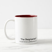 Slaap-jas, 'The Sleighjacker', van Leah Saul.. Tweekleurige Koffiemok (Links)