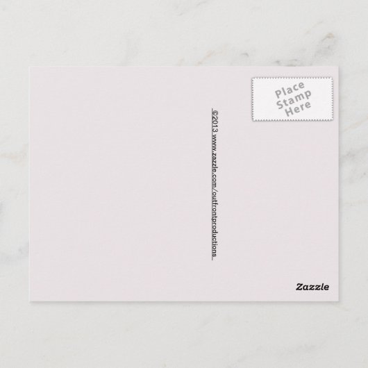 Slaap je? briefkaart (Achterkant)