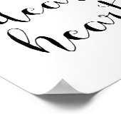 Slaap je hart poster (Hoek)