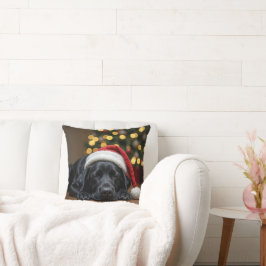 Slaap Kerst Zwarte Labrador Retriever Kussen