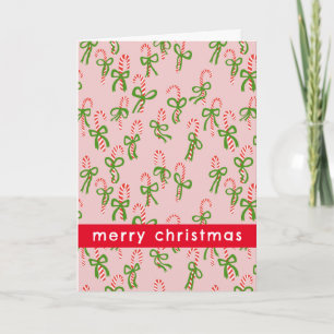 Slaap kerstsnoepjes Xmas Sweet Holiday Kaart