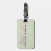 Slaap kleine bagagelabel (Achterkant verticaal)