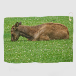 Slaap kleine golfhanddoek