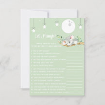 Slaap Koala Baby Shower Spel Laten we elkaar leren