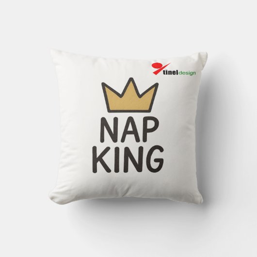 Slaap Koning / Slaap Koningin Kussen (Voorkant)