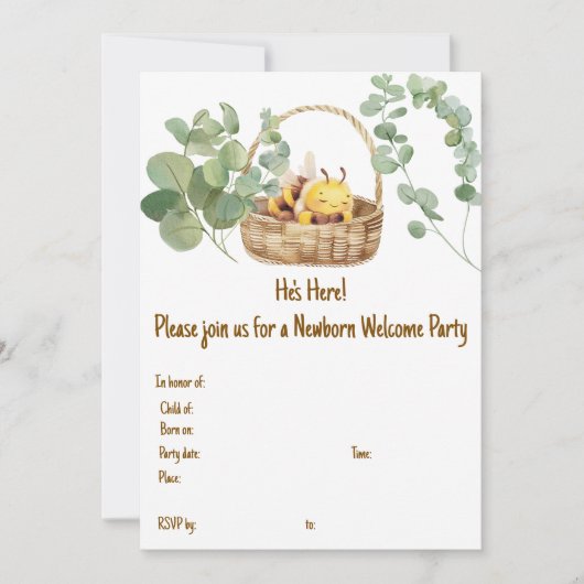 Slaap lekker kaart (Voorkant)