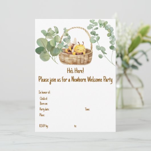 Slaap lekker kaart (Staand voorkant)