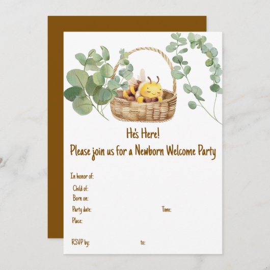 Slaap lekker kaart (Voorkant / Achterkant)