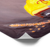 Slaap lekker | Knuffelige muis kinderkamer Poster (Hoek)