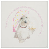 Slaap lekker Westie Stof (Swatch)