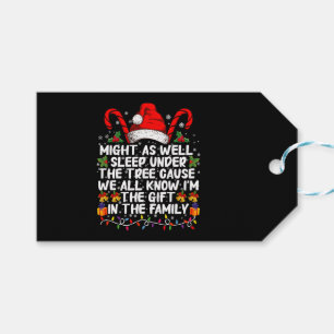 Slaap Maar Onder De Boom Kerstcadeau Cadeaulabel