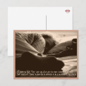 Slaap mannen Quote Briefkaart (Voorkant / Achterkant)