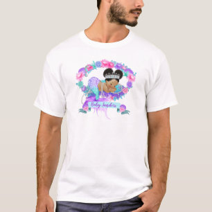 Slaap Meermin Thema Roze Paars Turquoise T-shirt