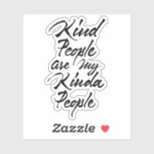 Slaap mensen zijn mijn soort mensen sticker (Vel)