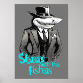 Slaap met de vissen poster (Voorkant)
