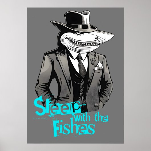 Slaap met de vissen poster (Voorkant)