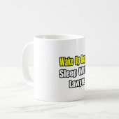 Slaap met een advocaat koffiemok (Voorkant links)